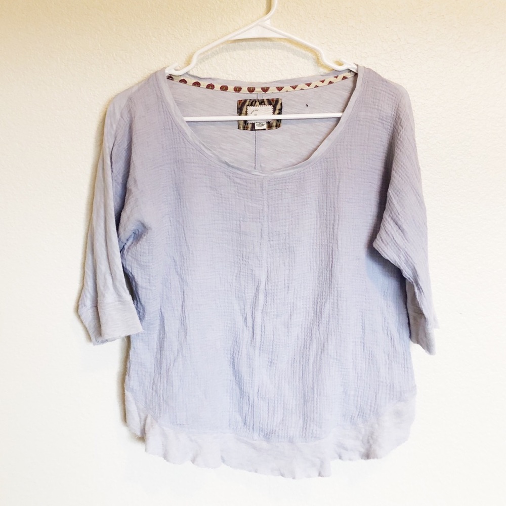 Anthropologie Postmark Gauze Cotton Circle Hem